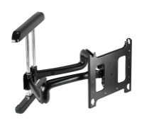 Black Dual Swing Armwall Mount(42 - 63 (pdrub)