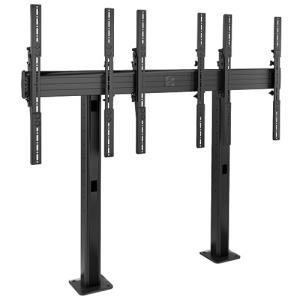 Fusion&trade 3 X 1 Portrait Micro-adjustable Large Bolt-down Freestanding Video Wall