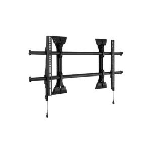 Large Fusion Micro-adjustable Fixed Wall Display Mount 37 - 63" Max Weight 91kg - Black