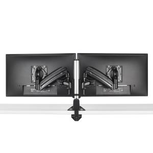 Desk Mnt Dual 2l Armsblk Monitor Mounts