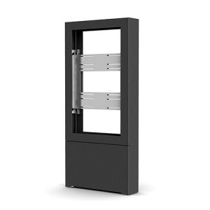 Impact Floor Standing Back-to-back Kiosk