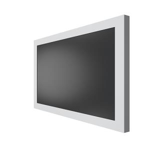 Landscape On-wall Kiosk White 65in