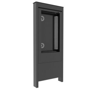Outdoor Portrait Kiosk, Lg 49xe4 Black