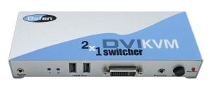 DVI KVM Switcher 2x1