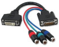 DVI To DVI And Component Adapter