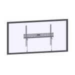 El Fixed LCD Wall Mount 56in - Max 50kgs - Black