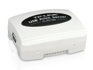 Single USB2.0 Port Fast Ethernet Print Server - Tl-ps110u