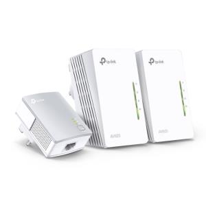 Powerline Universal Wi-Fi Range Extender, 2 Ethernet Ports, Network Kit Av500