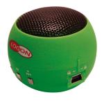 Logon Portable Mini Speaker With Micro Sd / Sdhc Slot Green