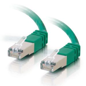 Patch cable - Cat 5e - SF/UTP - Snagless - 15cm - Green