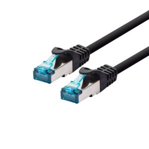 Patch cable - Cat 5e - SF/UTP - Snagless - 1m - Black