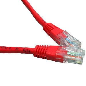 Patch cable - Cat 5e - SF/UTP - Snagless - 3m - Red