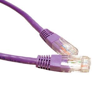 Patch cable - Cat 5e - SF/UTP - Snagless - 3m - Purple
