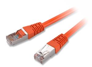 Patch cable - CAT6a - S/FTP - Snagless - 50cm - Orange