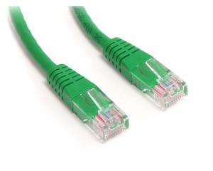Patch cable - Cat 5e - U/UTP - Snagless - 1m - Green