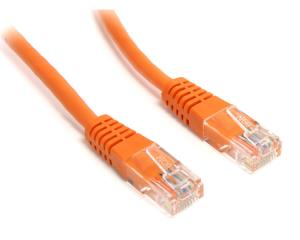 Patch cable - Cat 5e - U/UTP - Snagless - 1m - Orange