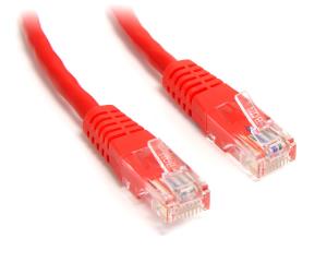 Patch cable - Cat 5e - U/UTP - Snagless - 1m - Red