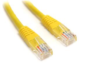 Patch cable - Cat 5e - U/UTP - Snagless - 1.5m - Yellow