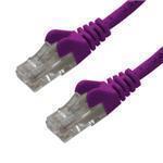 Patch cable - CAT6 - U/UTP - Snagless - 15cm - Purple