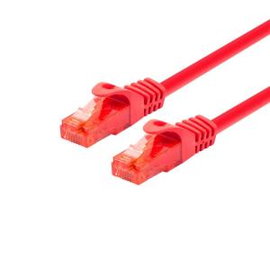 Patch cable - CAT6 - U/UTP - Snagless - 50cm - Red