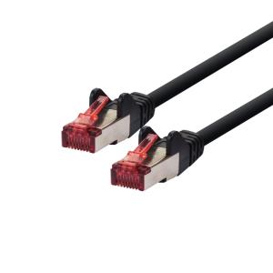 Patch cable - CAT6 - S/FTP PIMF - Snagless - 1.5m - Black