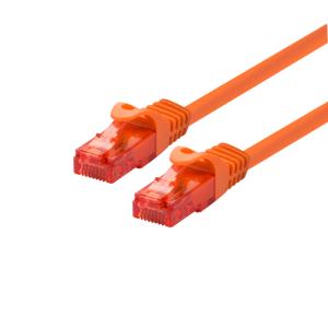 Patch cable - CAT6 - U/UTP - Snagless - 15cm - Orange
