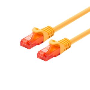 Patch cable - CAT6 - U/UTP - Snagless - 15cm - Yellow
