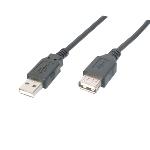 USB Cable USBa To USB A M/f 2m - Black