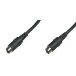 Svhs To Svhs Cable Mini Din 4m To Mini Din 4m - 10,0m - Blac