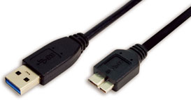USB Cable USBa To Micro USB B - USB 3.0 - 3m