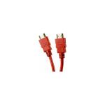 Hdmi Type A (19p) Male To Hdmi Type A (19p) - 0.5m - Red