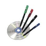 Cd & DVD Pens - 4 Colour: Green/red/black/blue