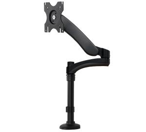 Full Motion Desk Mount Double Arm  Graphite Black