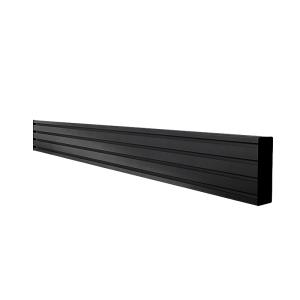 Horizontal Mounting Bar - 1.5m System X, Black