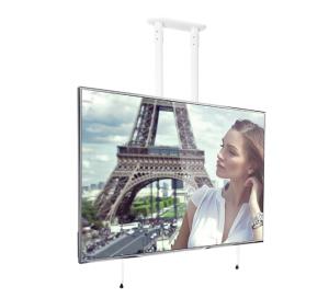 Extra-large Universal Flat Screen Ceiling Mount With Tilt (vesa 1000 X 600) - 1.5m 50mm Poles