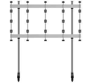 System X - Mobile Stand For Lg 163inch 2400 X 993.6 X 2695.8 Mm