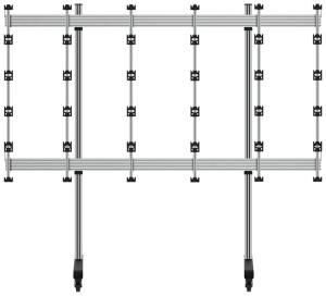 Mobile Stand For Infiled Wp 3000 X 993.6 X 2686.3 Mm