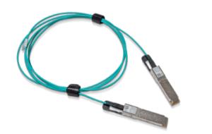 Active Fiber Cable - Pulltab - 5m - Ib Hdr - Qsfp56 Black