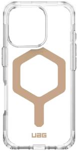 Plyo Backcover Magsafe iPhone 16 Pro - Ice / Gold