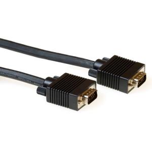 High Performance Vga Connection Cable Male-Male Black 3m