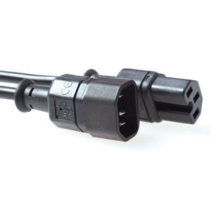 Power Cable C14 To C15 Black 1.20m