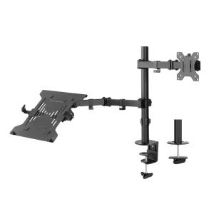 Single Monitor Arm With Laptop Arm