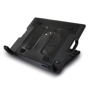 Laptop Stand With Fan 5 Positions Height Adjustable 2-port Hub