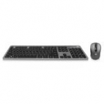 Wireless Keyboard And Mouse Set USB-C/USB-A Combi Receiver Qwerty US