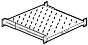 Telescopic Shelf Linkeo 1u Depth 425mm Screw Fixing On 4 X 19 Inches Uprights