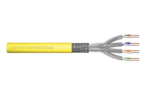 installation cable - Cat 7a - S/FTP - AWG 22/1 - 1000m - Yellow