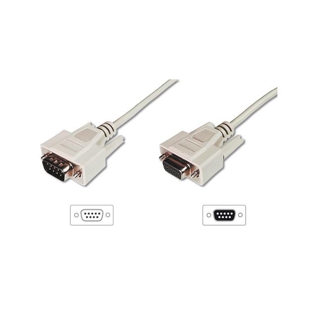 Serial Cable Db9 M / Db9 F 1.8m