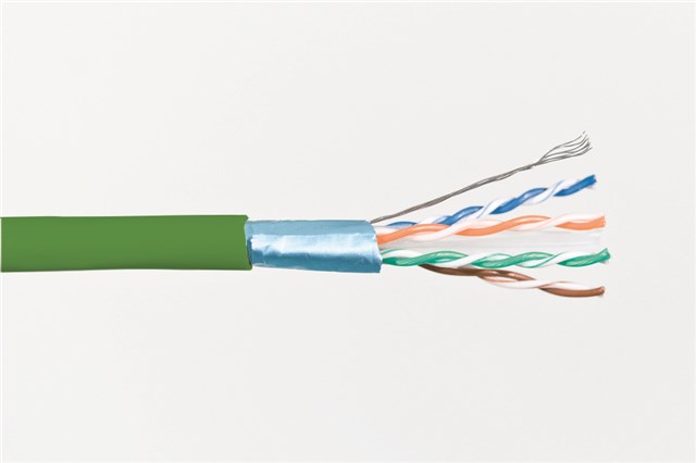 CAT6 305m Stranded Shielded Cable - Green