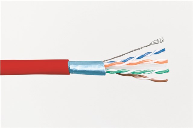 CAT6 305m Stranded Shielded Cable - Red