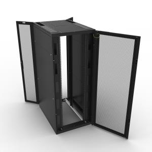 Server Cabinet W800 D1200 42u Airflow Combi Lock Fd S80 Percent Rd D80 Percent Black